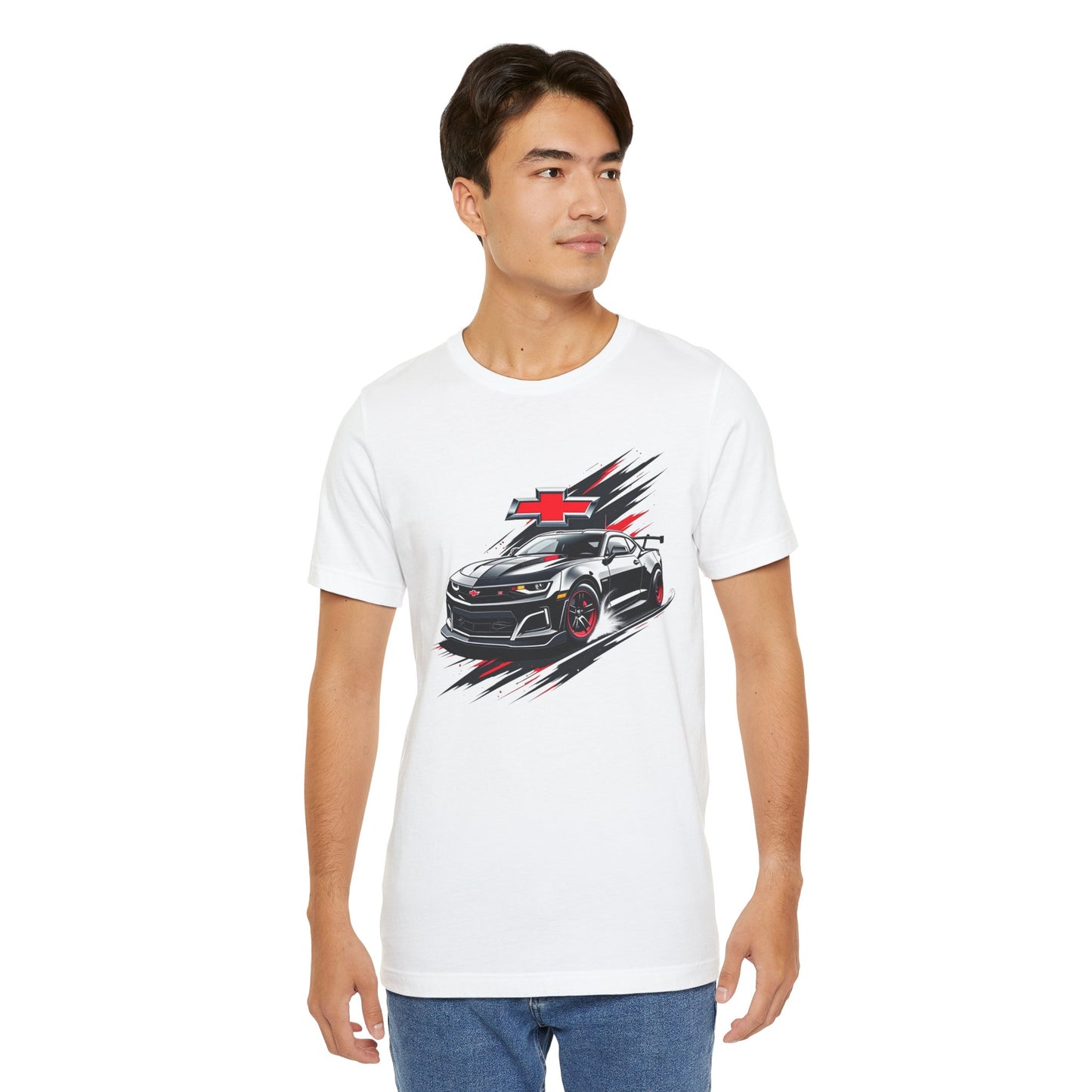 Chevy Camaro t-shirt Graphic Tee - Unisex Jersey Short Sleeve T-Shirt for Car Enthusiasts