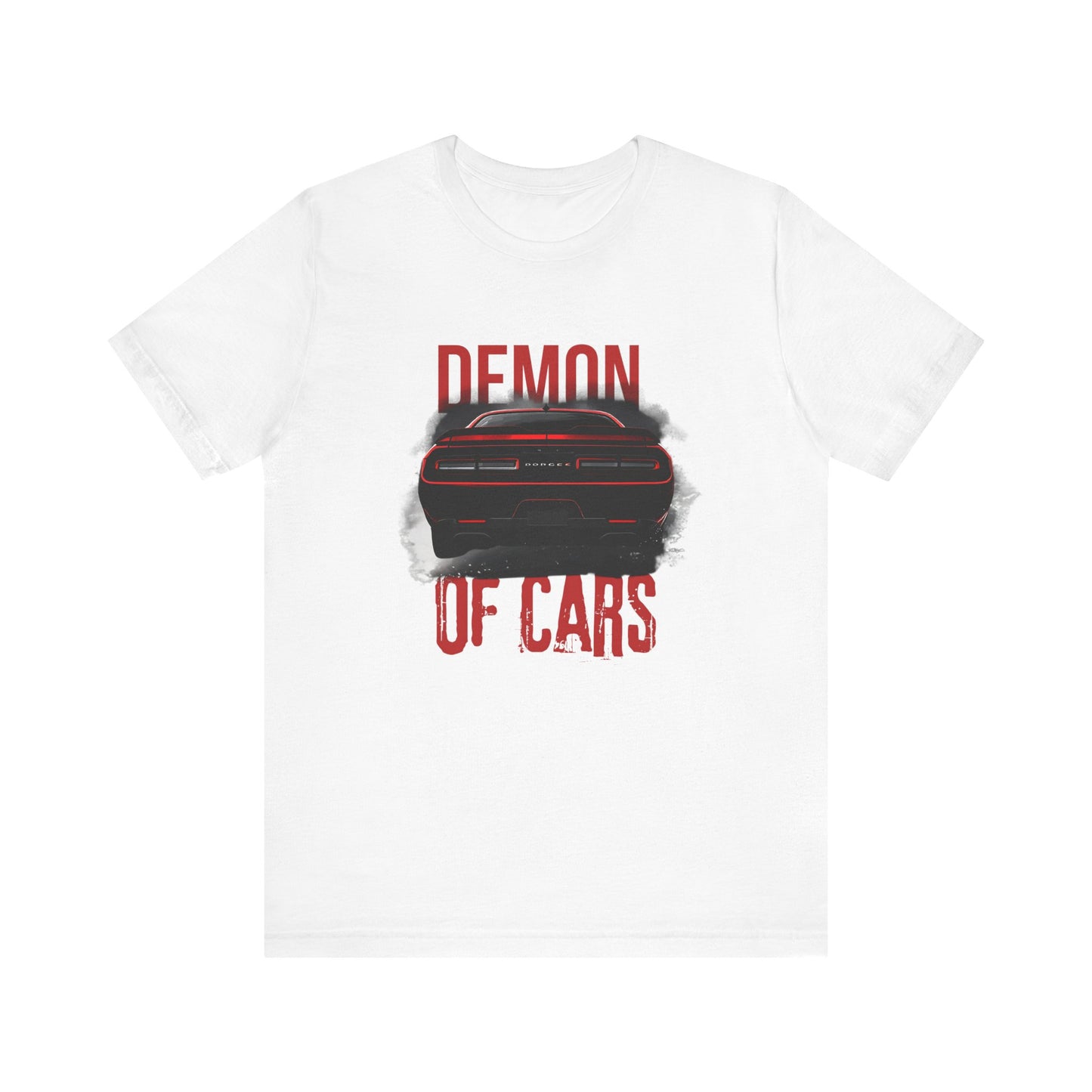 Demon of cars Dodge Challenger in t-shirt