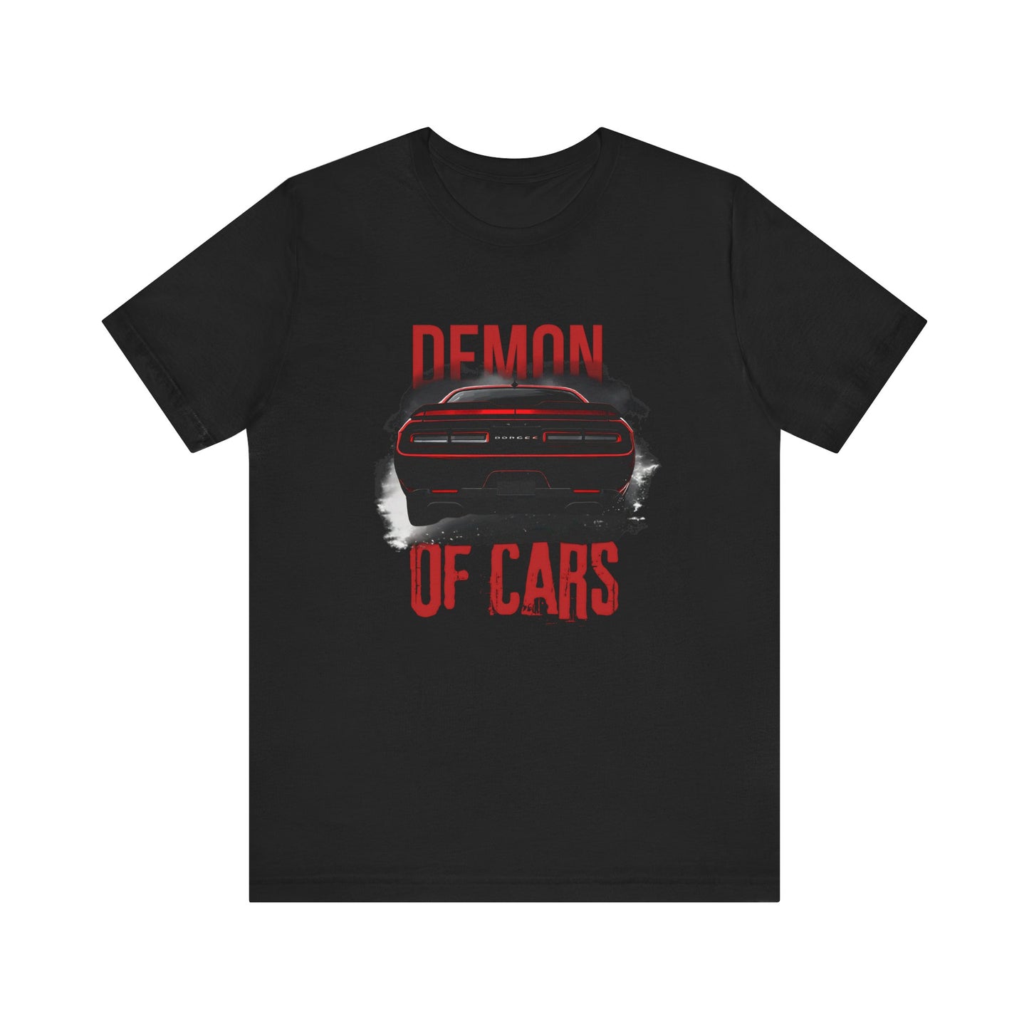 Demon of cars Dodge Challenger in t-shirt