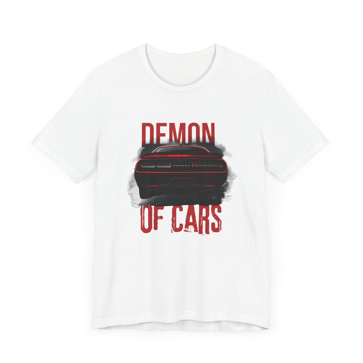 Demon of cars Dodge Challenger in t-shirt