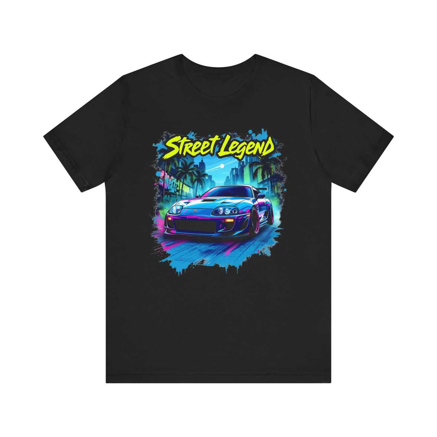 Toyota Supra t-shirt Street Legend Unisex Jersey Tee - Vibrant Car Graphic T-Shirt for Auto Enthusiasts