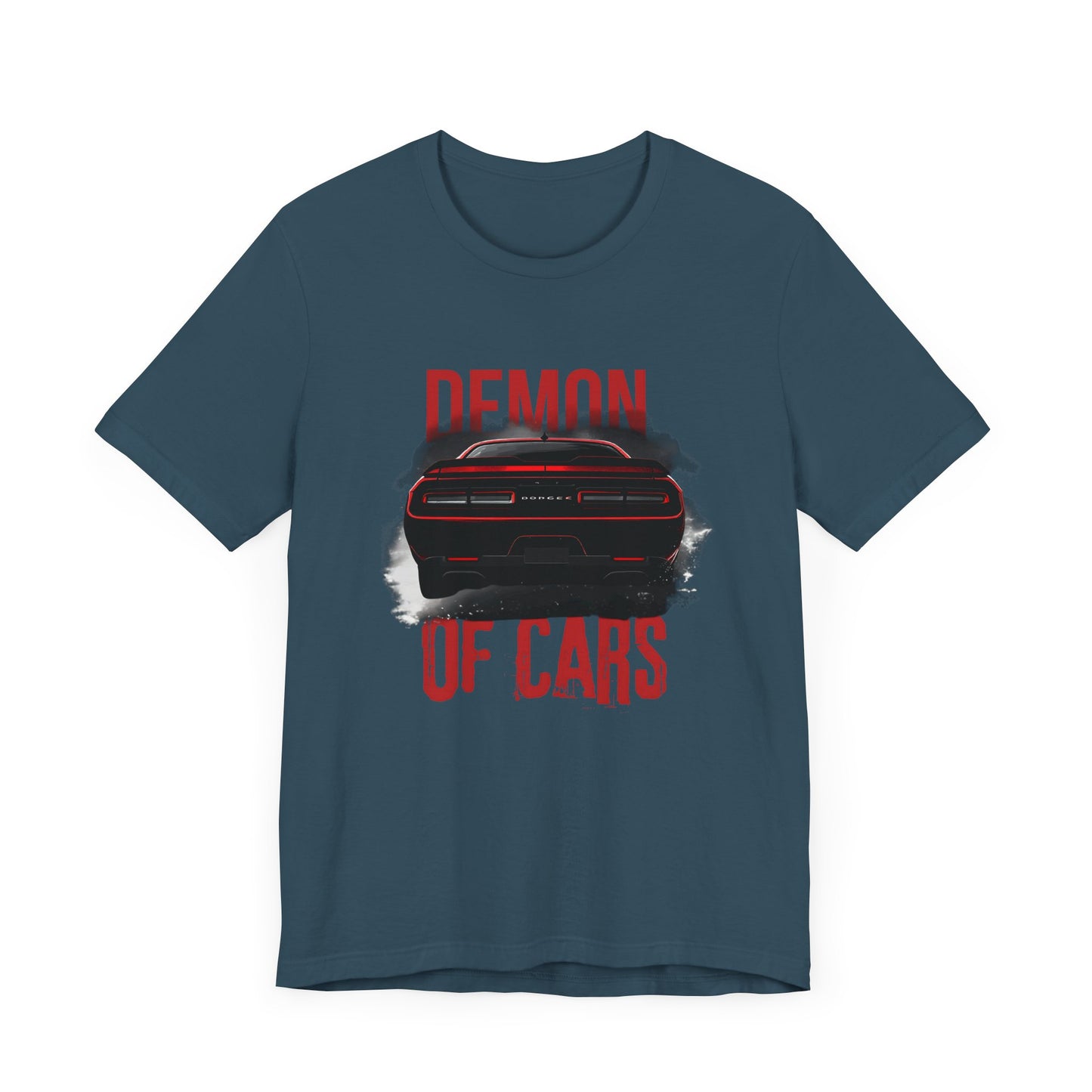 Demon of cars Dodge Challenger in t-shirt