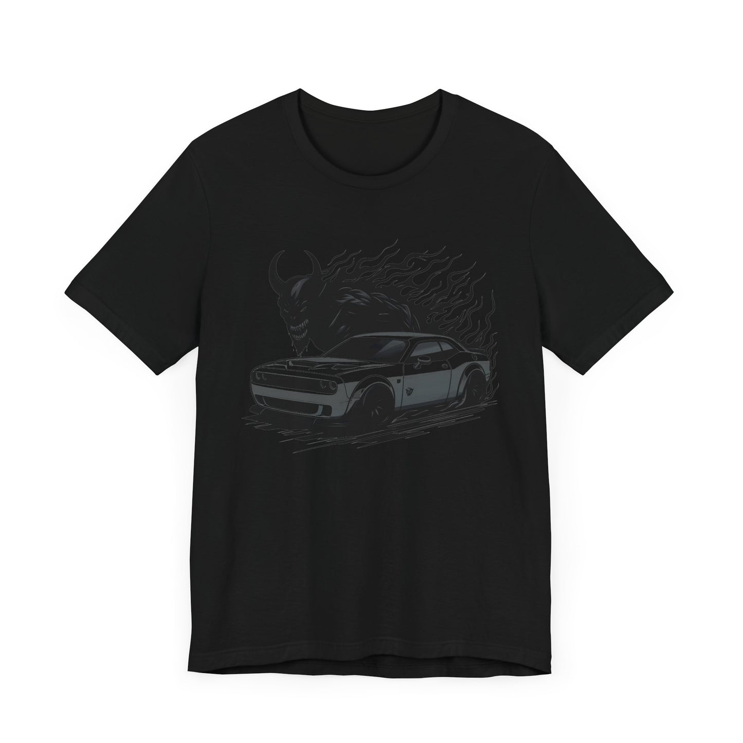 Dodge Challenger t-shirt muscle car.Unisex Jersey Short Sleeve Tee - Fast & Fierce Racing Graphic T-Shirt