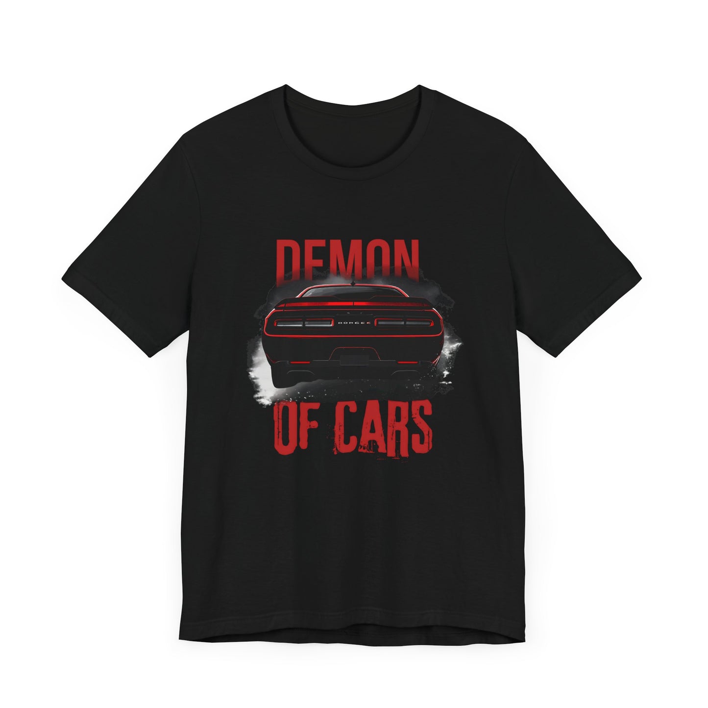 Demon of cars Dodge Challenger in t-shirt