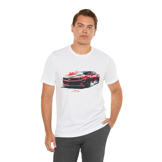 Chevrolet Camaro t-shirt Racing Car Graphic Tee - Perfect for Auto Enthusiasts